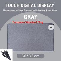 Gifts EU Plug Heating Mouse Pad with Digital Display Extra-large Heated Desk Mat Waterproof Quick Heating Office Desk Mat