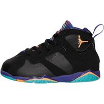 Jordan Air Jordan 7 Aukštakulniai vaikiški batai Juodi Kūdikiams Ir Mažiems Vaikams 705418-029 26