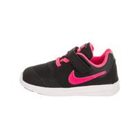 Nike Downshifter 7 Neslystantis Amortizuojantis Atsparus Dilimui Žemi Vaikiški Batai Juodi Rožiniai Kūdikiams Ir Mažiems Vaikams 869971-002 23.5
