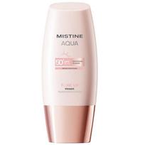 Mistine Aqua balinantis apsauginis kremas nuo saulės ir makiažo pagrindas SPF50+ PA++++