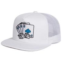Unisex Poker Card Embroidery Hip-hop Net Hats Spring Summer Outdoor Adjustable Casual Baseball Caps Sunscreen Hat Sports Cap balta