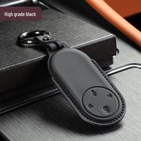 AITO M7/M8/M9 Car Key Cover & Keyring: Handmade Nappa Leather, Full Coverage.