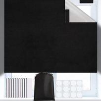 1/2/3 meter Portable Travel Blackout Curtain Non-perforated Temporary Curtain Blind Window Darkening Film Window Sticker Curtain 150x240cm