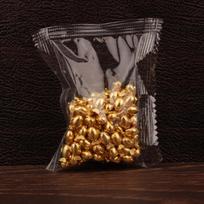 100PCS Gold Mini Gold Dollars Attract Wealth Luck Charms Miniature Gold Ingots Gold Melon Seeds Handicrafts