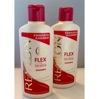Lot of 2 Revlon Flex Keratin Shampoo Treatment for Damaged Hair Dry Hair