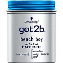 Texturizing Paste - Schwarzkopf - Got2b Beach Boy - 100 ml - Surfer Effect - Matte Finish