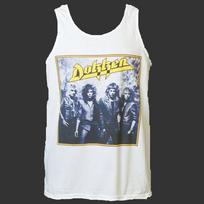 Dokken Metalo Roko Marškinėliai viršutinė dalis unisex balta S2XL Unisex Marškinėliai M