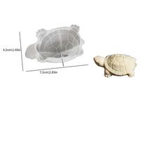 1 vnt. 3D jūrų vėžlio formelė žvakių gamybai Silikoninė formelė „pasidaryk pats“ amatų projektams Biuro namų dekoravimui ir dovanų idėja paplūdimio mėgėjams
