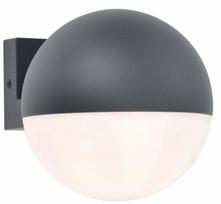 Sieninis lauko šviestuvas Lutec Looma, 25W, E27, IP54, tamsiai pilka sp., 15 cm x 15 cm