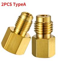 R410a Adapter 5/16 SAE F Quick Couplers To 1/4 SAE M Flare 5/16 SAE M To 1/4 SAE