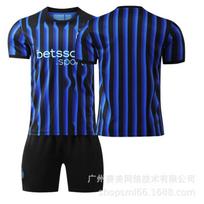 25-26 Inter Milan Futbolo Uniforma Namų Rinkinys Nr. 10 Lautaro 9 Thuram 23 Barrera marškinėliai 24#