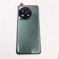 Glass Battery Cover For OnePlus 11 Back Door Lid Rear Housing Panel With Camera Lens Glue Adhesive žalia