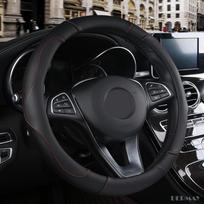 DERMAY PU odos sportinio automobilio vairo užvalkalas, skirtas CX-3 CX-4 CX-5 CX-7 CX-9 Mazda 3 Axela 6 Gh Gj Demio Auto juoda
