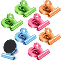 8/24 vnt. šaldytuvo magnetukai, magnetiniai klipai, šaldytuvo magnetukai – be įbrėžimų, tvirti magnetiniai klipai, puikiai tinka namams, mokyklai, biurui 8pcs/Pack pink