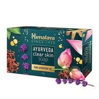 Himalaya Ayurveda Clear Skin Soap India, 75 G Pack of 3