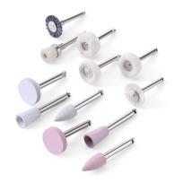 12 vnt./dėžutė Dantų poliravimo rinkinys lėtaeigiam antgaliui Dantų kompozito apdailos poliravimas Stomatologija Porcelanas/Natūralūs dantys 12 pcs