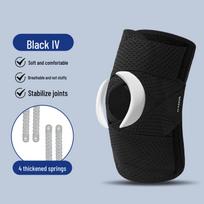 Adjustable Anti-Slip Knee Pad for Men & Women - Lightweight & Professional S black