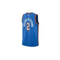 Nike X NBA Krepšinio marškinėliai Thunder Alexander SGA Sportiniai kvėpuojantys jaunimui vaikams marškinėliai 3Z2B7BX2P00-THUSG XL