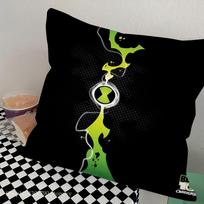 Cartoon B-Ben 10 Pillow Case Fashion Square Pillowcase Bedroom Sofa Room Ins Decoration Leisure Cushion Cover 16x16Inch