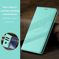 For Xiaomi Mi 17 PRO 5G Luxury Leather Case Retro Skin Wallet Book Flip Magnet Full Cover For Xiaomi Mi17 PRO Funda Phone Bags Xiaomi Mi 17 PRO 5G šviesiai žalios spalvos