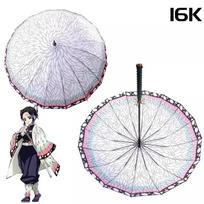 Demon Slayer Katana Skėtis Kardas UV Apsauga Juodas Anime Shinobu Ninzijos Peilis Samurajaus Šabla Tikras Dydis Japonijos Katana Skėtis IRON&16K