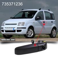 Lengvai pakeiskite seną durų rankeną šia juoda dalimi, skirta Fiat Panda 169