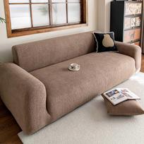 New Full coverage Sofa Cover with Cream Style Fixed Anti Slip and Anti Cat Scratch Sofa Cover All Season Compatible Seat Cushion 90-140cm]