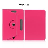 360 laipsnių besisukantis universalus planšetinio kompiuterio dėklas PU odos apvalkalas Samsung Galaxy Tab 7 8 9 10.1 colių Android planšetiniam kompiuteriui Universal 7 inch rožinė raudona spalva
