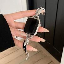 Starlight Band For Apple Watch Ultra 10 9 8 7 6 SE 5 Metal Straps For IWatch Series 46mm 41 49mm 40 38 42mm 44 45 Women Bracelet for apple watch 38mm sidabras