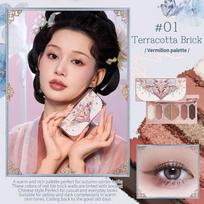 Flower Knows Butterfly Cloud Collar Collection Embossed Six-Color Makeup Palette spreadable Suitable for daily use 6.5g balta