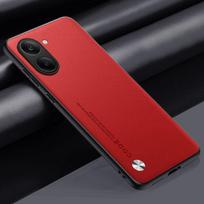 PU Leather Case For Xiaomi POCO X8 Pro Back Cover Silicone Full Camera Protection Phone Case For POCO X8 Pro Max Pocox8Pro Coque Poco X8 Pro Max raudona