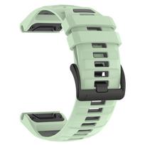QuickFit 22/26mm Silicone Strap For Garmin Fenix 8 Pro 47mm 51mm/Quatix 8/Forerunner 970/Descent G2/Fenix E 7X 7 6 6X Watch Band 1Pcs QuickFit 22mm