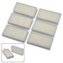 6 Pack Vacuum Cleaner Filter Replacement For SilverCrest For SSR 3000 A1 Robotic Vacuum, Washable HEPA Style Filters