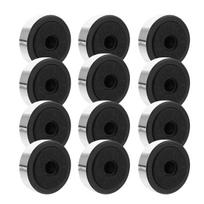 Ciieeo Amplifier Foot Speaker Vibration Damping Vibration Silver for Audio Equipment and Computer Chassis Pads, 12-Piece Set, Insulators, Stands, sidabras