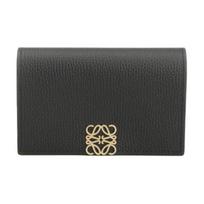 Loewe Anagram Snap Closure Card Holder Unisex Card Holder Black C821M97X08-1206 Box(Basic Set+Box)