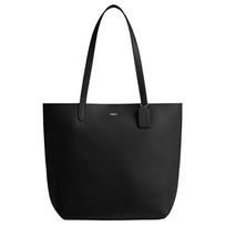 Coach Manhattan 37 Logo Magnetic Closure Tote Bag Women Tote Black CAM02-B4BK Basic Set (Bag+Dust Bag)
