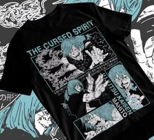 2026 Mados Naujas Anime Jujutsu Kaisen Mahito Kirto Marškinėliai Trumpomis Rankovėmis Švelnūs Marškiniai Švelnūs Laisvalaikio Tėvų ir Vaikų Marškinėliai Streetwea... S įvairiaspalvis