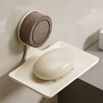 Powerful Adhesive Soap Dish with Suction Cup,Soap Drainage Holder Ideal for Home Bathroom Sink Wall-Mounted Soap Storage Rack dramblio kaulas