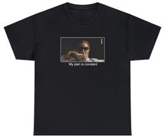 Bateman'o skausmo marškinėliai Juokingi American Psycho TV šou gerbėjo Patrick Bateman'o dovana Unisex marškinėliai XL