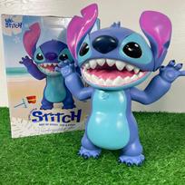 35cm Animacinis personažas Lilo ir Stitch Žaislas Stovima Poza Stitch Judinamas Lėlės Stalo Dekoracija Žaislo Modelis Statulėlė Dovana