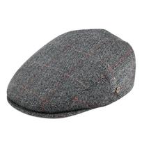 VOBOOM Wool Tweed Herringbone Irish Cap Men Women Beret Cabbie Driver Hat Newsboy Caps Golf Ivy Flat Hats Green Navy Black 60-61cm gray