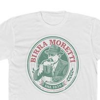 BIRRA MORETTI klasikiniai itališko alaus marškinėliai vintažiniu stiliumi Unisex T-shirt XXXXL