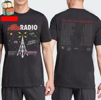 Coldplay Alien Radio Music Of The Spheres World Tour 2025 Tee shirt Unisex T-Shirt L