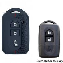 Silicone Key Case Cover For Nissan Qashqai Micra Juke X-Trail Navara Note Tiida Keyless Fob Shell Skin Keyring Holder Protector