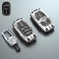 Armor Style for Honda 2022 2023 2024 Civic Accord HR-V Pilot CR-V Smart Remote Key Case Cover Holder Fob Keychain Accessories