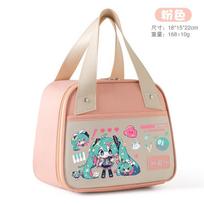 Hatsune Miku Mielas Animacinis Izoliuotas Pietų Krepšys Didelės Talpos Nešiojamas Maišelis-Tote Šildomas Mielas Animacinis Nešiojamas Maišelis-Tote Studentų Dovanos