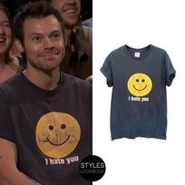 Harry Styles aš tavęs nekenčiu šypsenos veidelio grafinis marškinėlis memų gerbėjų marškinėlis unisex marškinėlis XXL