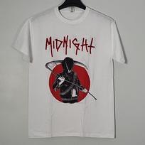 MIDNIGHT Athenar XL marškinėliai Balta Vyriški Grupės Logotipas Unisex Marškinėliai L gray