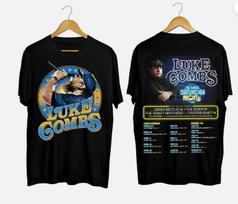 Mano Savaitgalio Vakaro Turas 2026 Luke Combs Dvišalis Marškinėliai Unisex Marškinėliai L