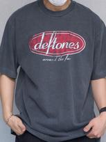 Rare Deftones Around The Fur Albums Rock band Charcoal T shirt vtg NH25313 Unisex T-Shirt M